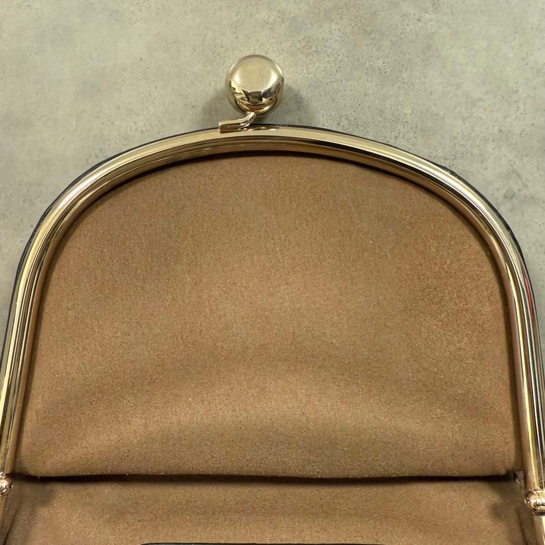 美品 現行　フルラ ポルタジョイア ブラックレザー ショルダー・斜め掛けバック