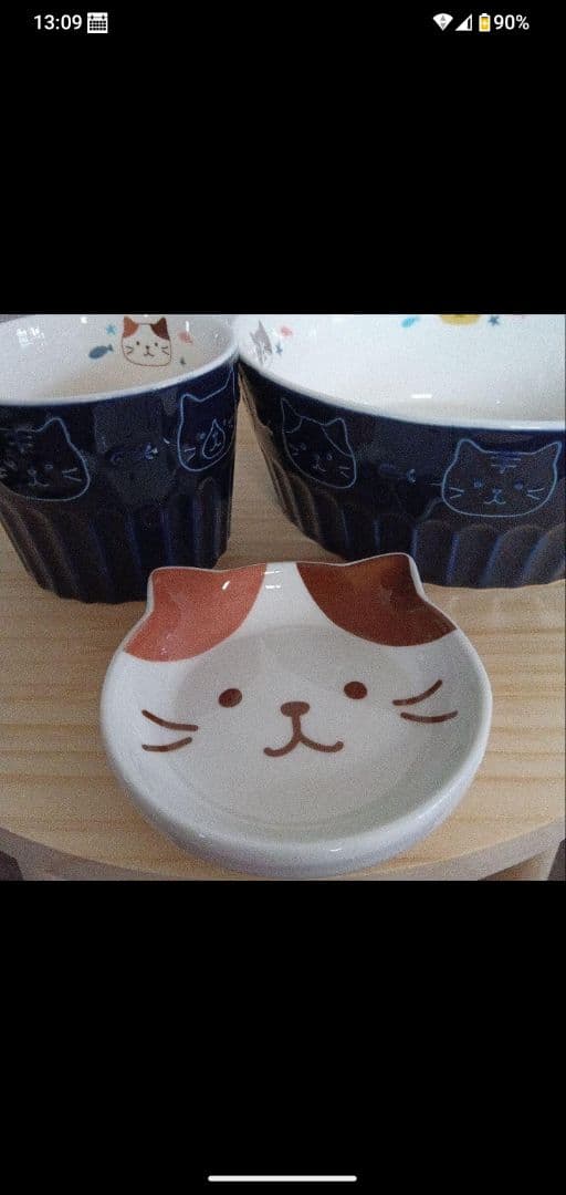 もんじろーさまお取り置き分 ふくふくにゃんこ 中華食器セット 4種類セット