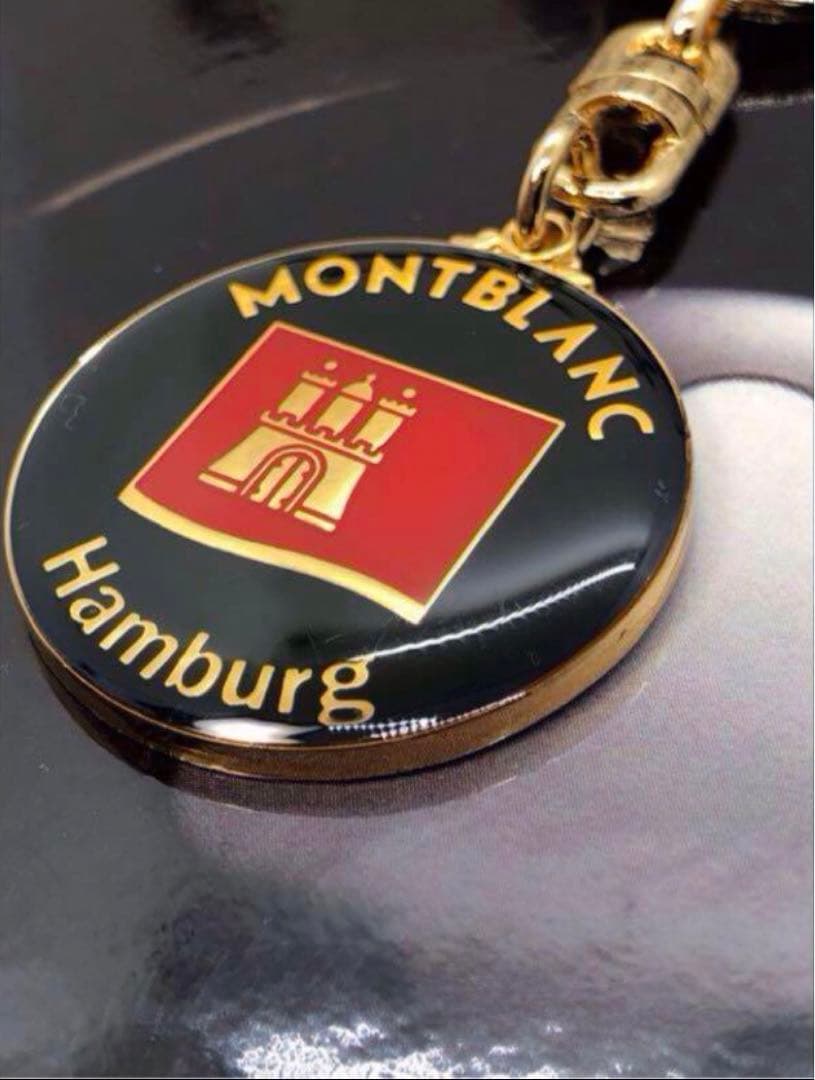 モンブラン⭐️非常にレアなヴィンテージ・ゴールドメダル⭐️スターマーク　キーホルダー
