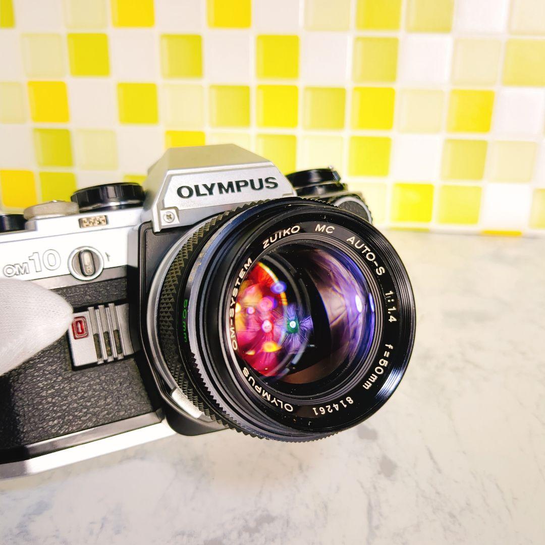 整備済み★ OLYMPUS OM-10 一眼レフ フィルムカメラ レンズセット
