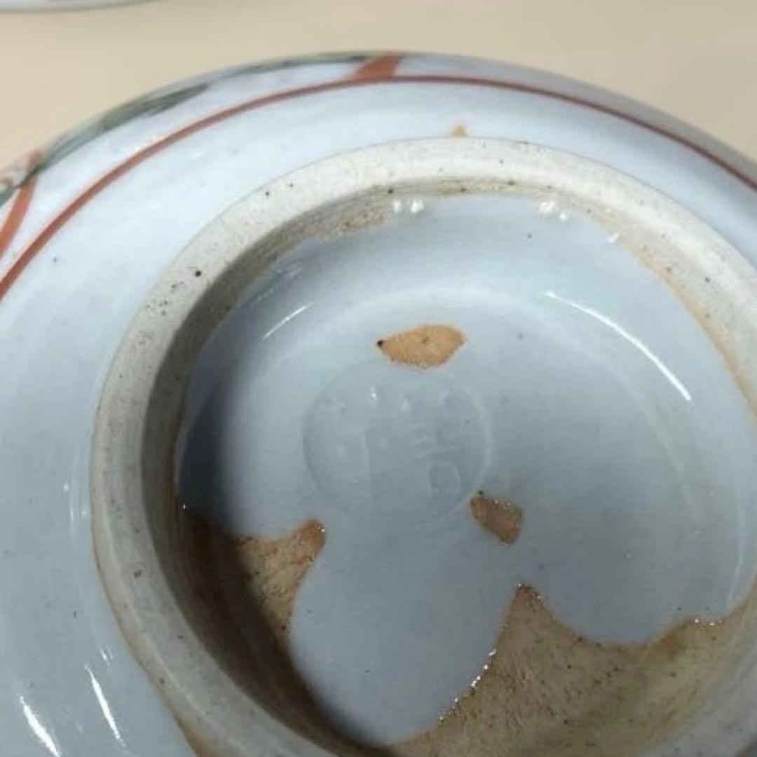 九谷焼　須田菁華　呉須赤絵向付五客　紙箱