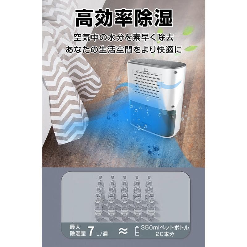 除湿機 コンプレッサー式 PSE認証済 12畳 空気清浄機 衣類乾燥 小型 家