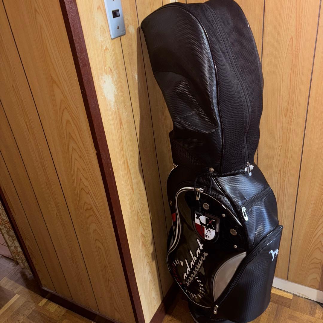 adabat キャディバッグ ブラック/ホワイト