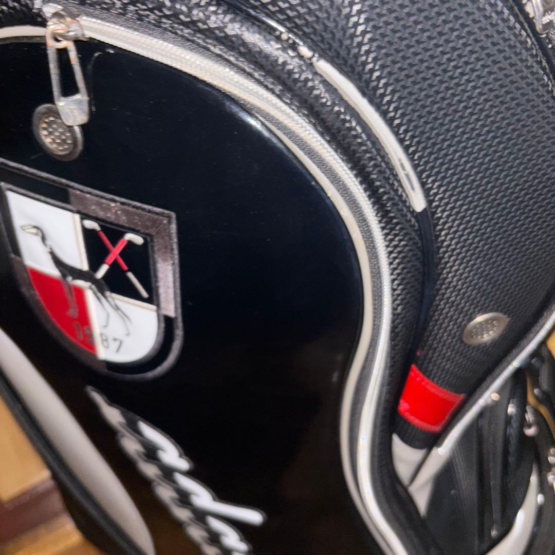 adabat キャディバッグ ブラック/ホワイト