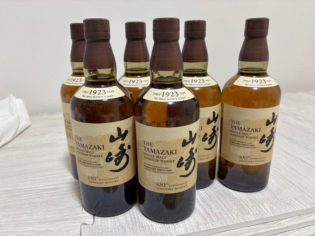 最終値下げ　100周年記念　山崎 シングルモルトウイスキー 700ml 6本