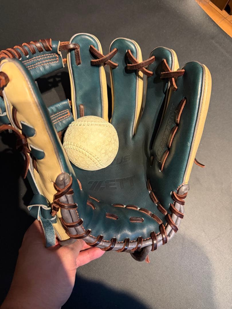 ZETT硬式用プロステイタス　内野オーダーグラブ右投げ