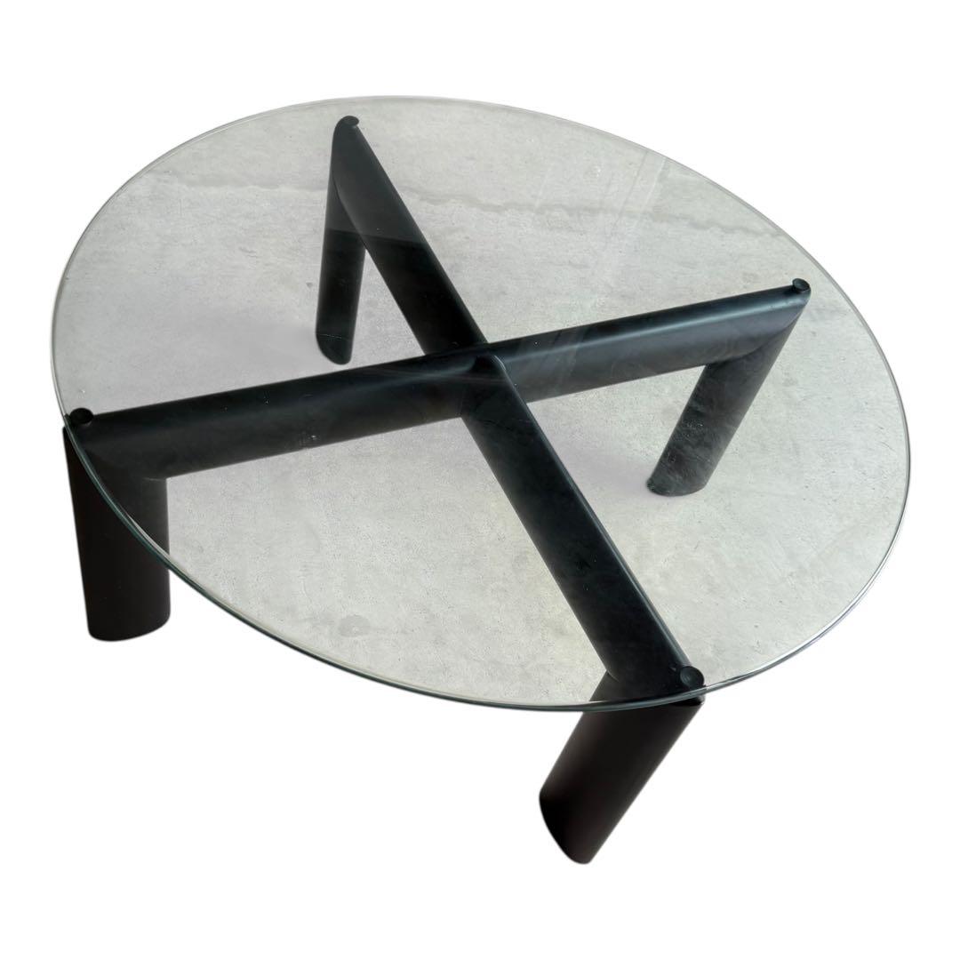 コルビジェ　リプロダクト　ガラス天板　ダイニングテーブル　二人暮らし