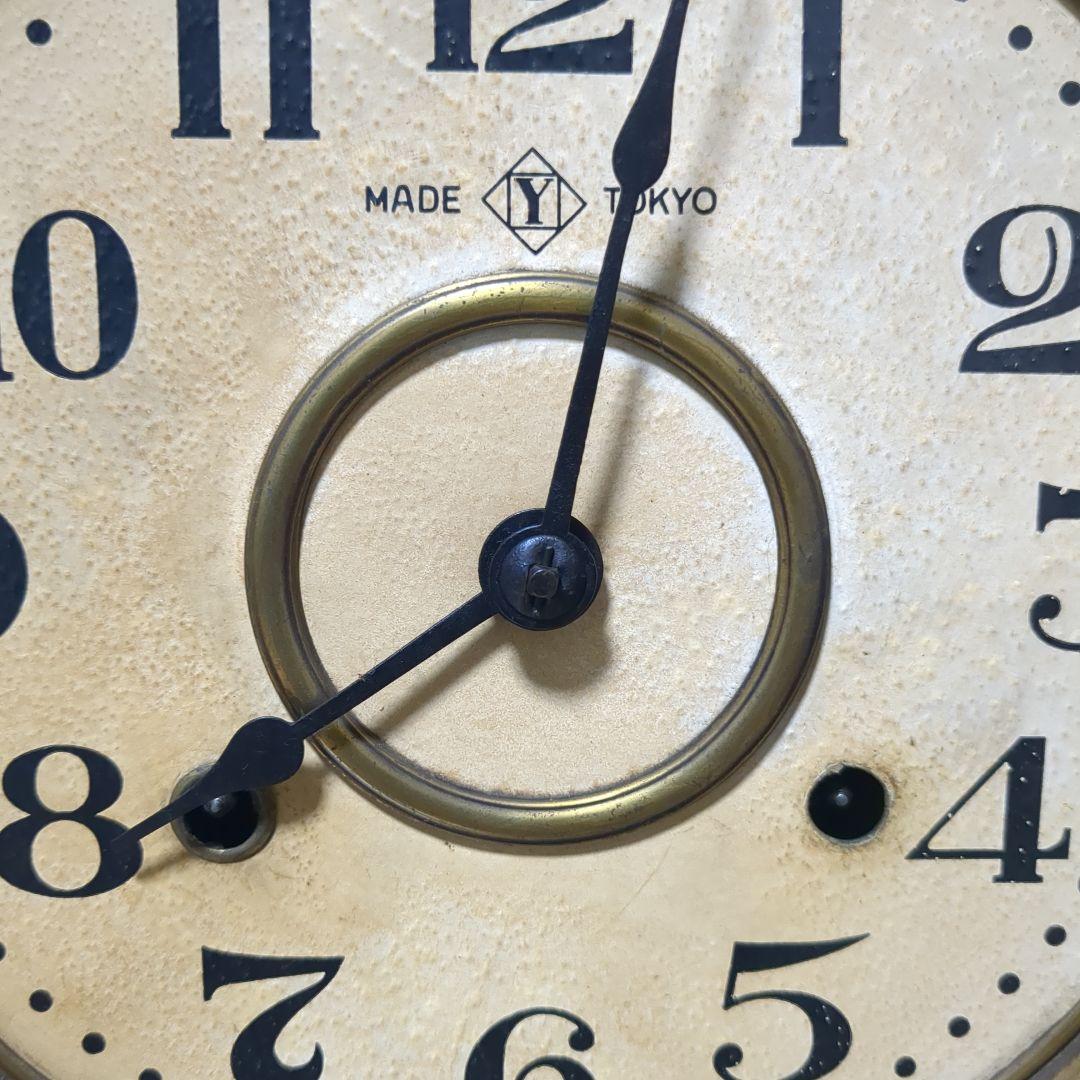 精工舎　時刻遅れあり　稼働品　だるま時計　ゼンマイ時計　振り子時計　昭和レトロ