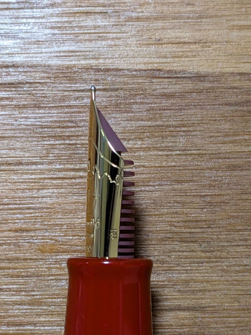 Namiki万年筆 URUSHIコレクション ミディアムサイズ(20号)朱 中字