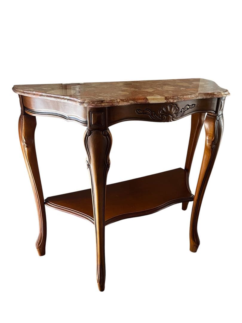 『希少』イタリア製☆大理石☆猫脚☆コンソールテーブル