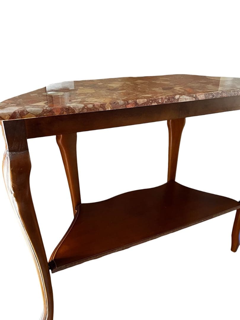 『希少』イタリア製☆大理石☆猫脚☆コンソールテーブル
