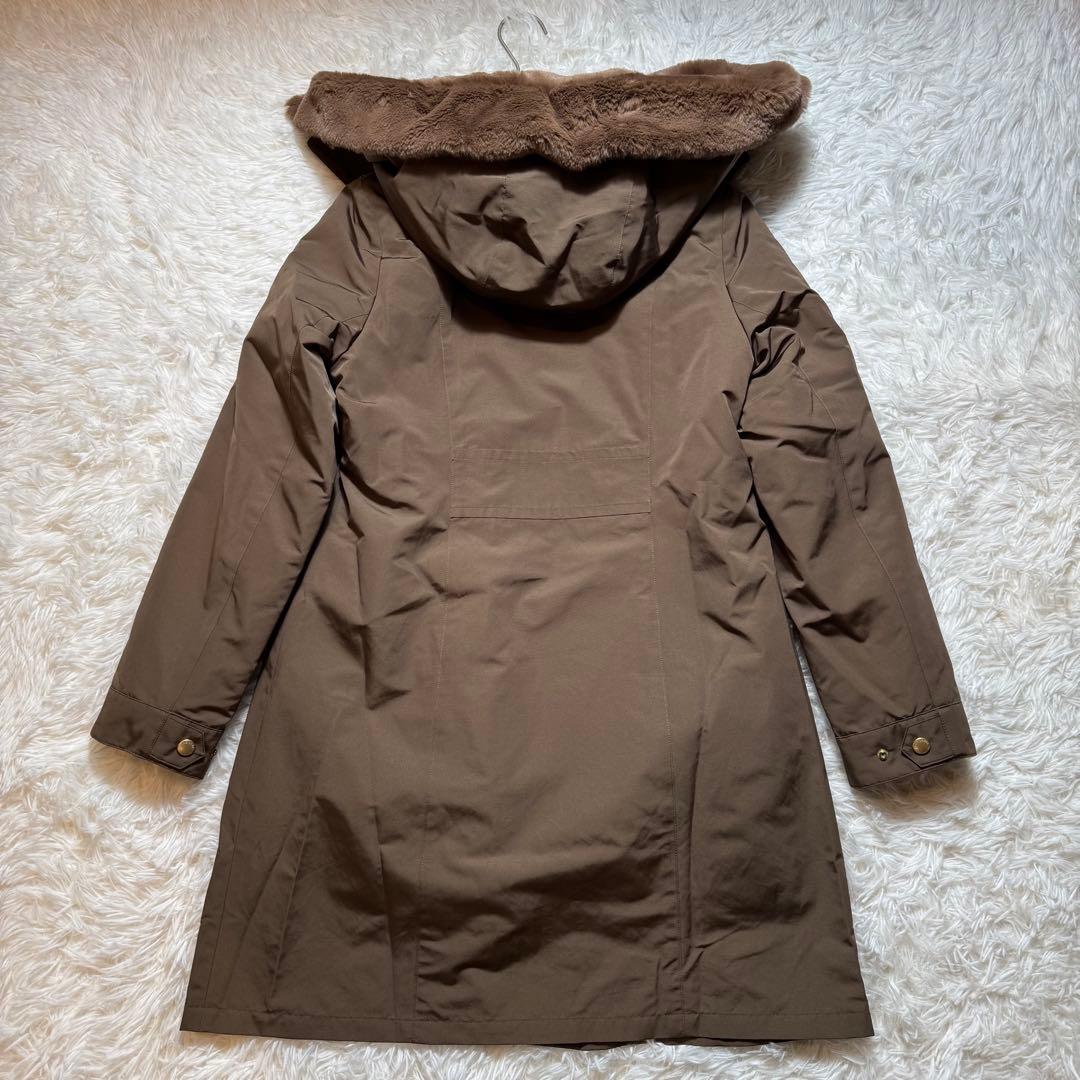 未使用級 ブルーレーベルクレストブリッジ モッズコート ファーフード ライナー付