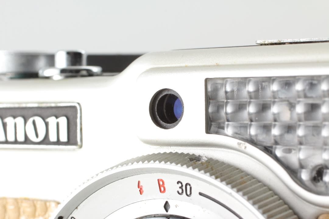 【整備済　美品】ベージュ　Canon demiハーフカメラ　露出計ok＃1317