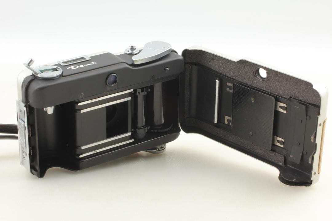 【整備済　美品】ベージュ　Canon demiハーフカメラ　露出計ok＃1317