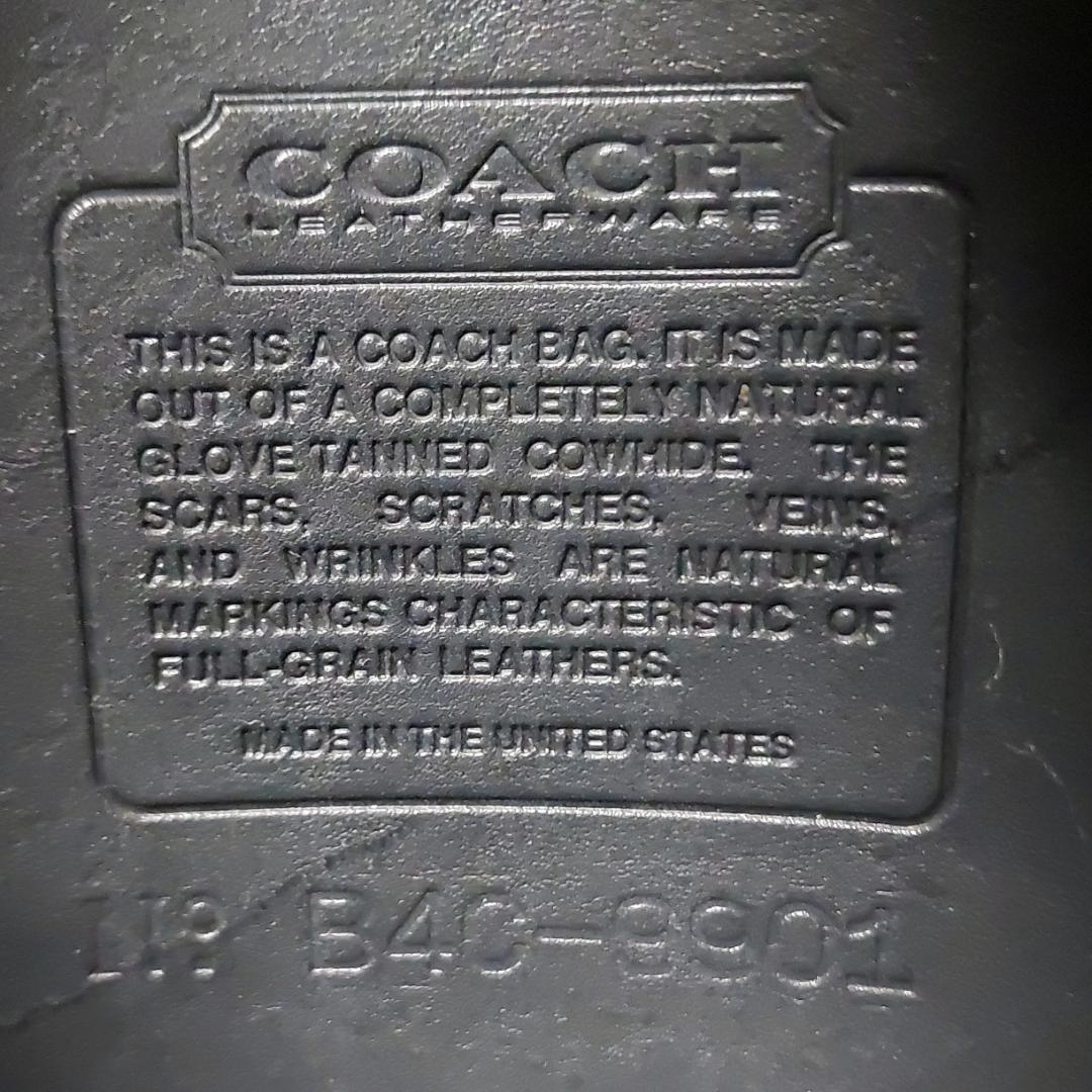 Vintage Coach 9901 ショルダーバッグ ネイビー USA製