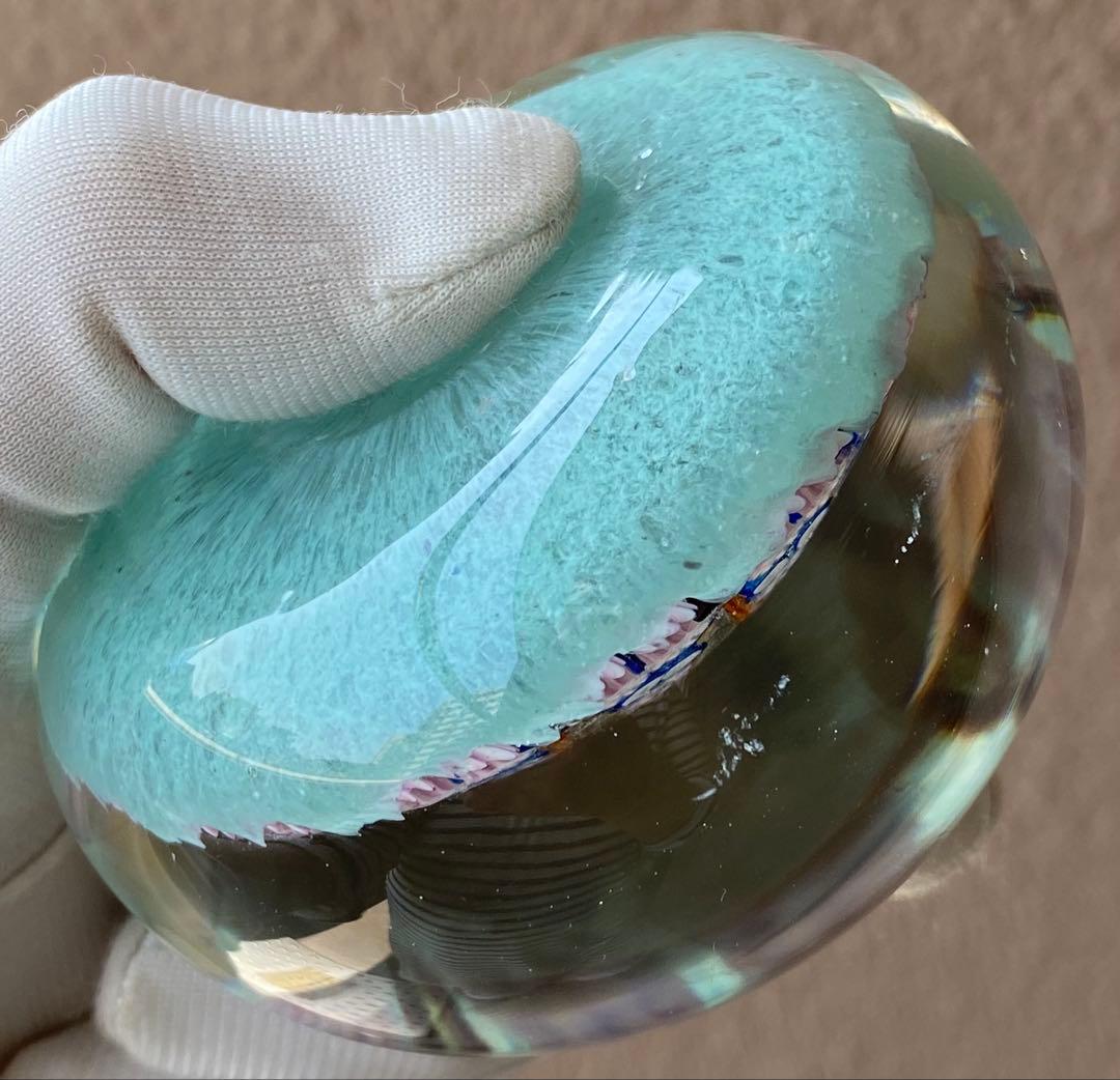 ☘️パースシャー☘️ ガラスペーパーウェイト　文鎮　スコットランド製　直径7.6㎝❣️