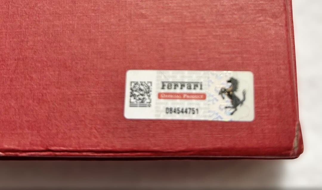 フェラーリ FIクラブ　Phone 3G 3GS 4G 4GS用レッド本革ケース