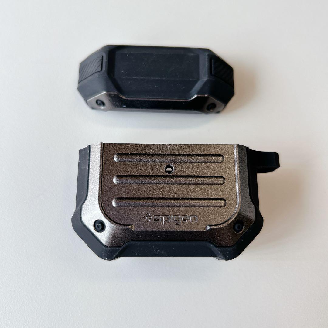 Airpods 第3世代 ケース ワイヤレス充電 対応 カラビナ ブラック