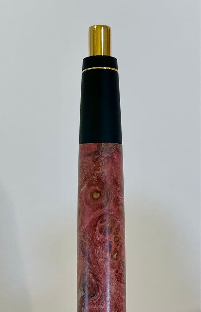 野原工芸 スタビライズドウッド メープル瘤 2色染 シャーペン