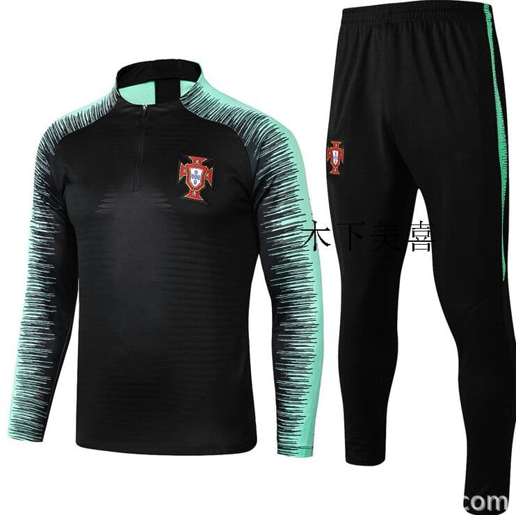 ポルトガルのサッカートレーニングサービス長袖セット秋と冬の足のズボンZ