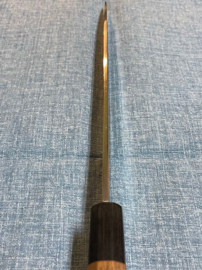 研晴　八角　柳刃包丁　23センチ