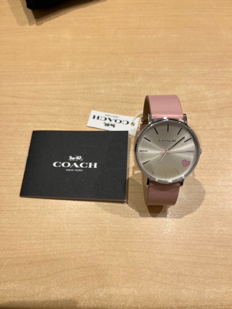 コーチ 腕時計 レディース ペリー ピンク シルバー