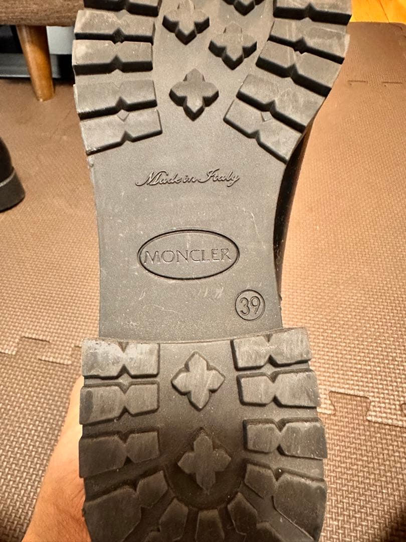 まみこさんに捧ぐ MONCLER ブラック レインブーツ size 39