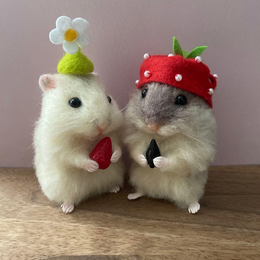 【羊毛フェルト】ハムスター★オーダー（apple mango）