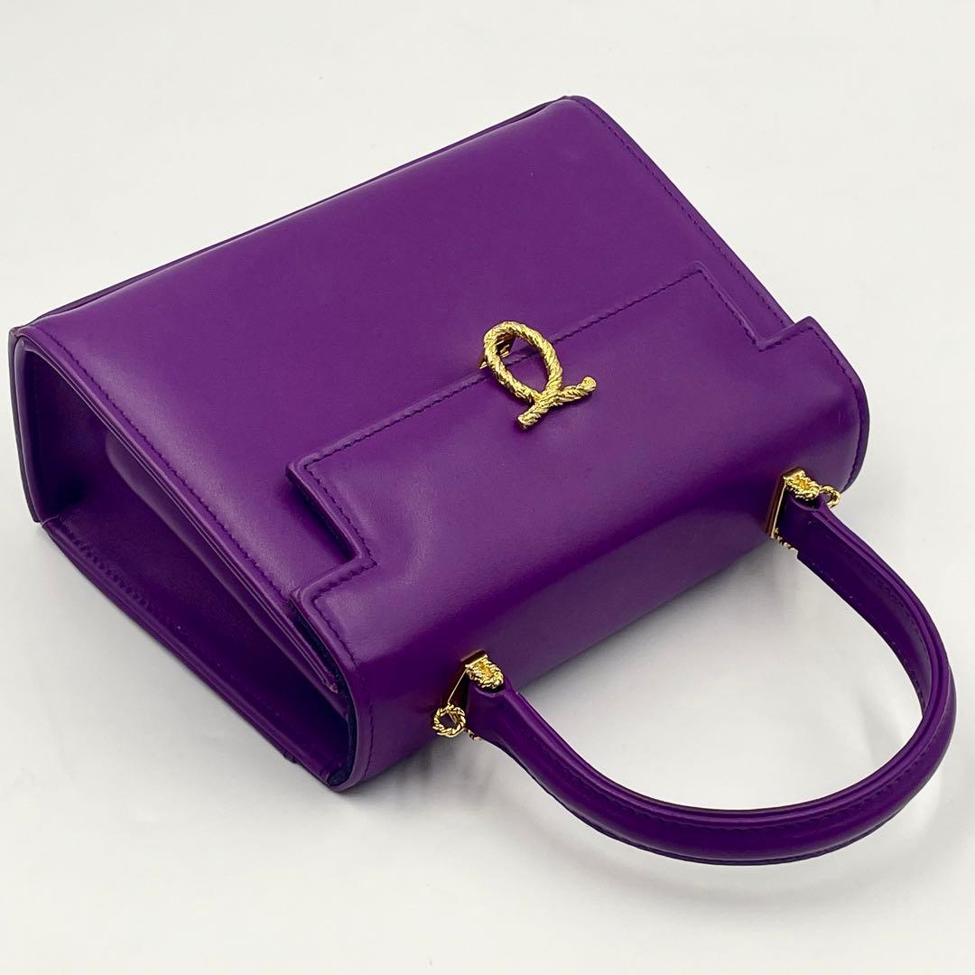 【定価45万・極美品】ロウナーロンドン ジュディ ハンドバッグ 2way 希少色