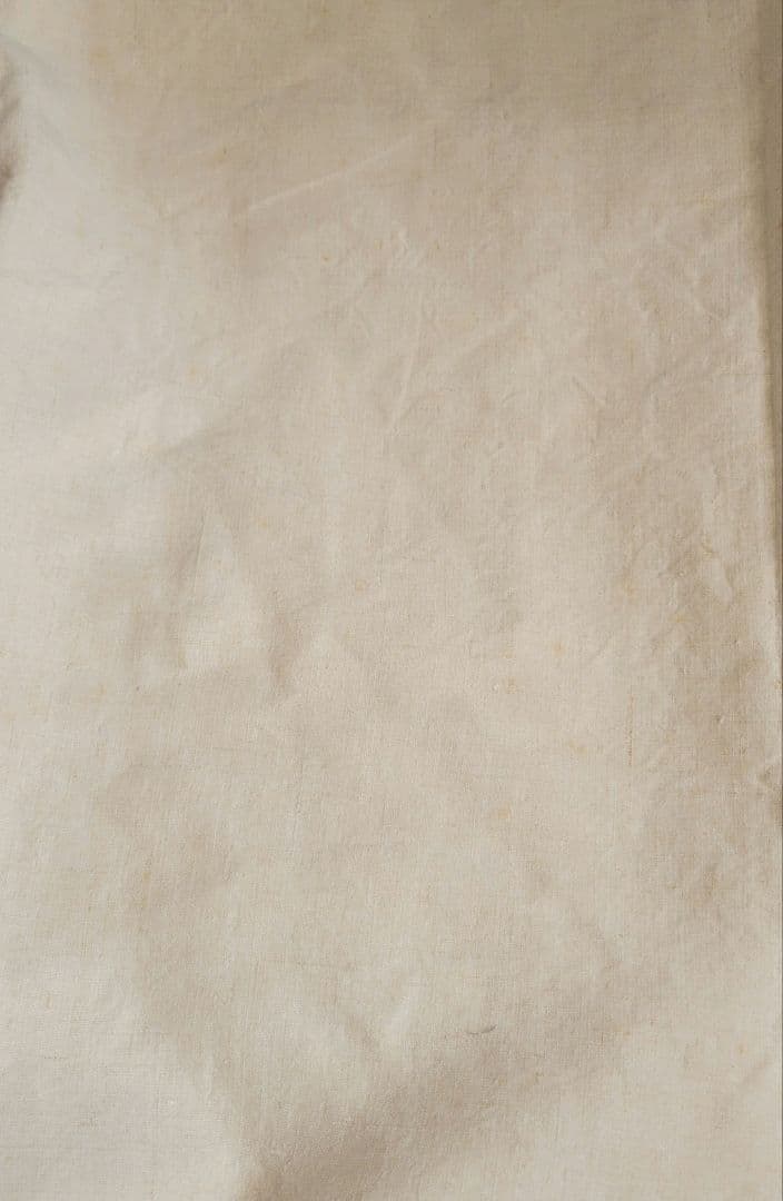 アンティーク リネン シーツ モノグラム刺繍布 ハシゴ刺繍 フレンチ