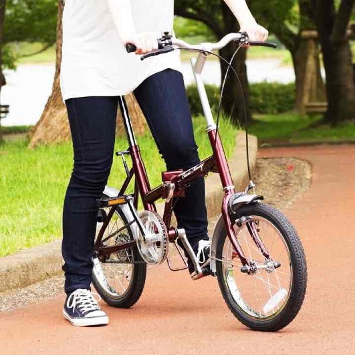 Classic Mimugo 16インチ折畳自転車 MG-CM16-RD