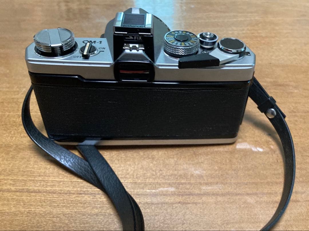 一眼レフフィルムカメラオリンパスOM-1&フラッシュ& 脚立