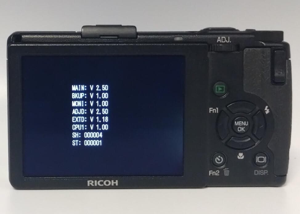 ショット数4回 RICOH GR DIGITAL III LL3276#H058