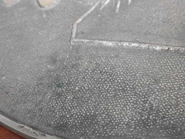 銅鏡　花扇　M683