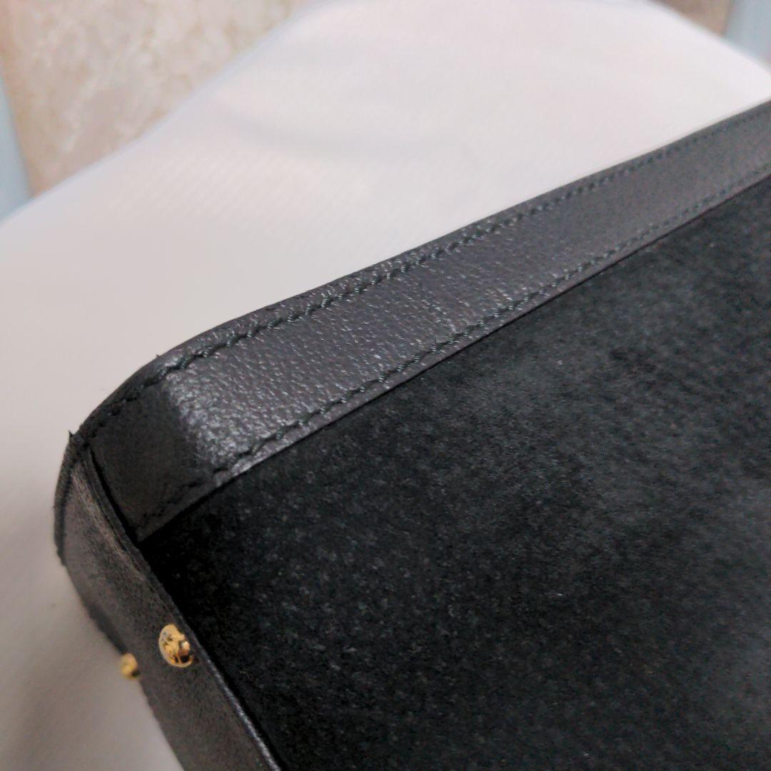 GUCCIバンブースエードバックダイアナ黒　　　　　　　　　完全リペア済み