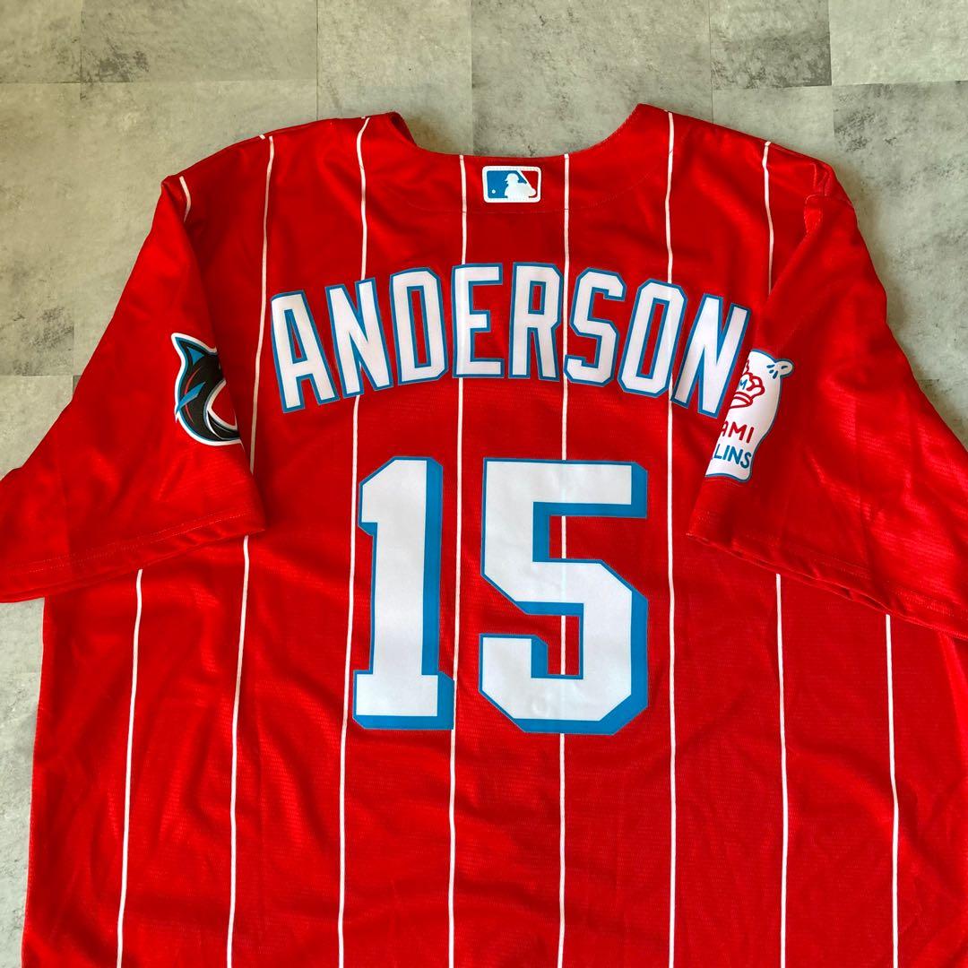 nike マーリンズ　ユニフォーム MLB 正規品　XXL シティコネクト