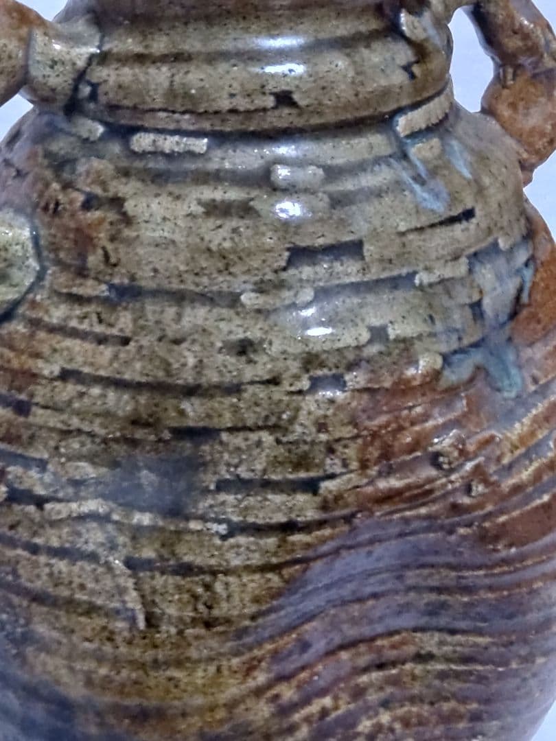 古物　信楽焼　伊賀焼　花入れ　飾り壺