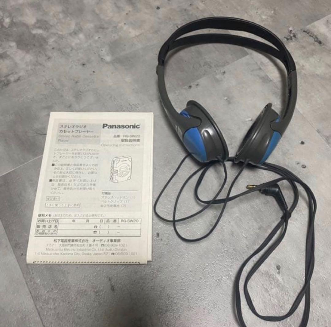 ポータブルプレーヤー Panasonic shock wave RQ-SW20-A