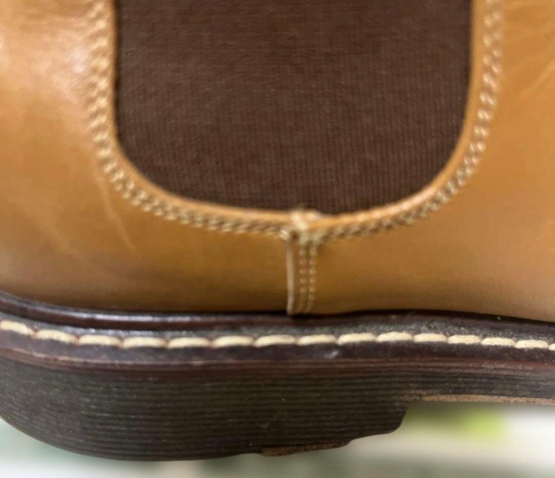 ドクターマーチン　キャメル　レザー サイドゴアブーツ２6cm