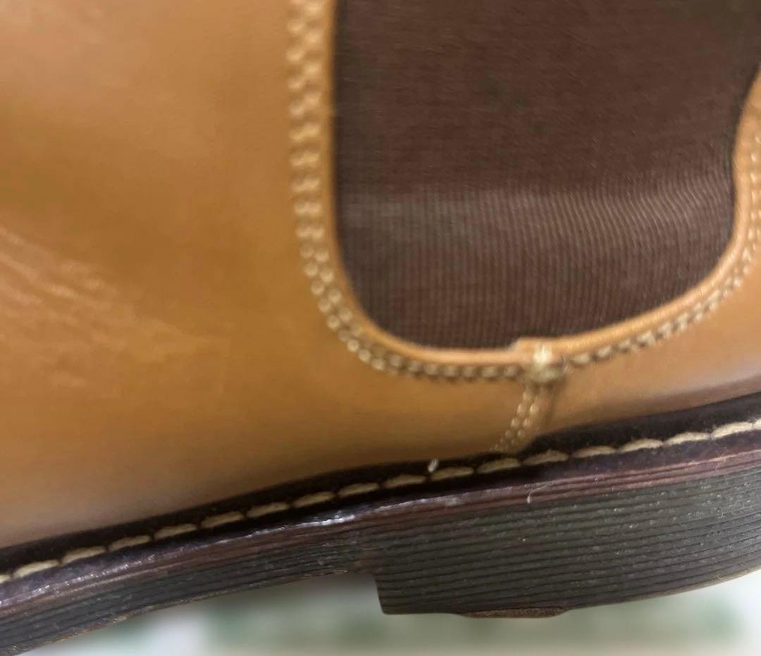 ドクターマーチン　キャメル　レザー サイドゴアブーツ２6cm