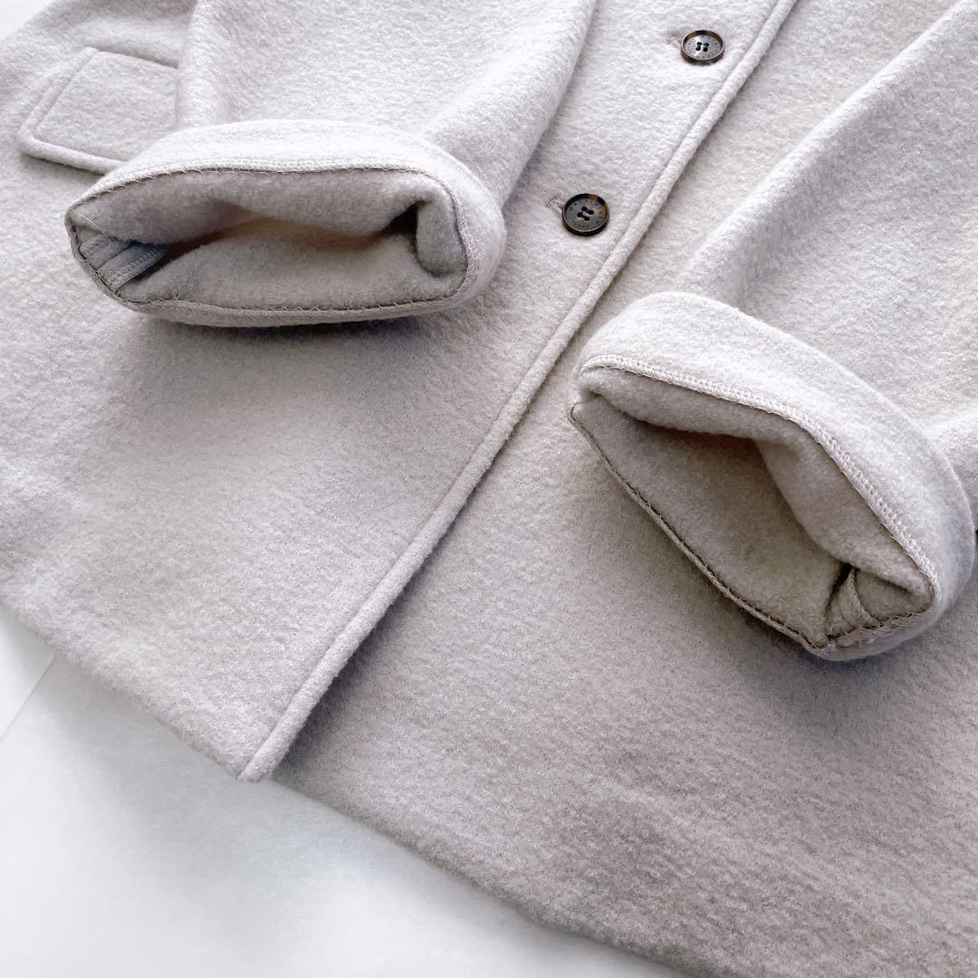 美品✨近年 マッキントッシュ ファインウールニットコート オフホワイト 38