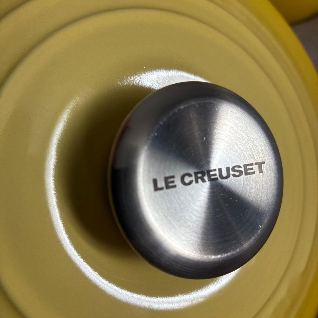 新品 LE CREUSET ルクルーゼ ココット エブリィ18 ソレイユイエロー