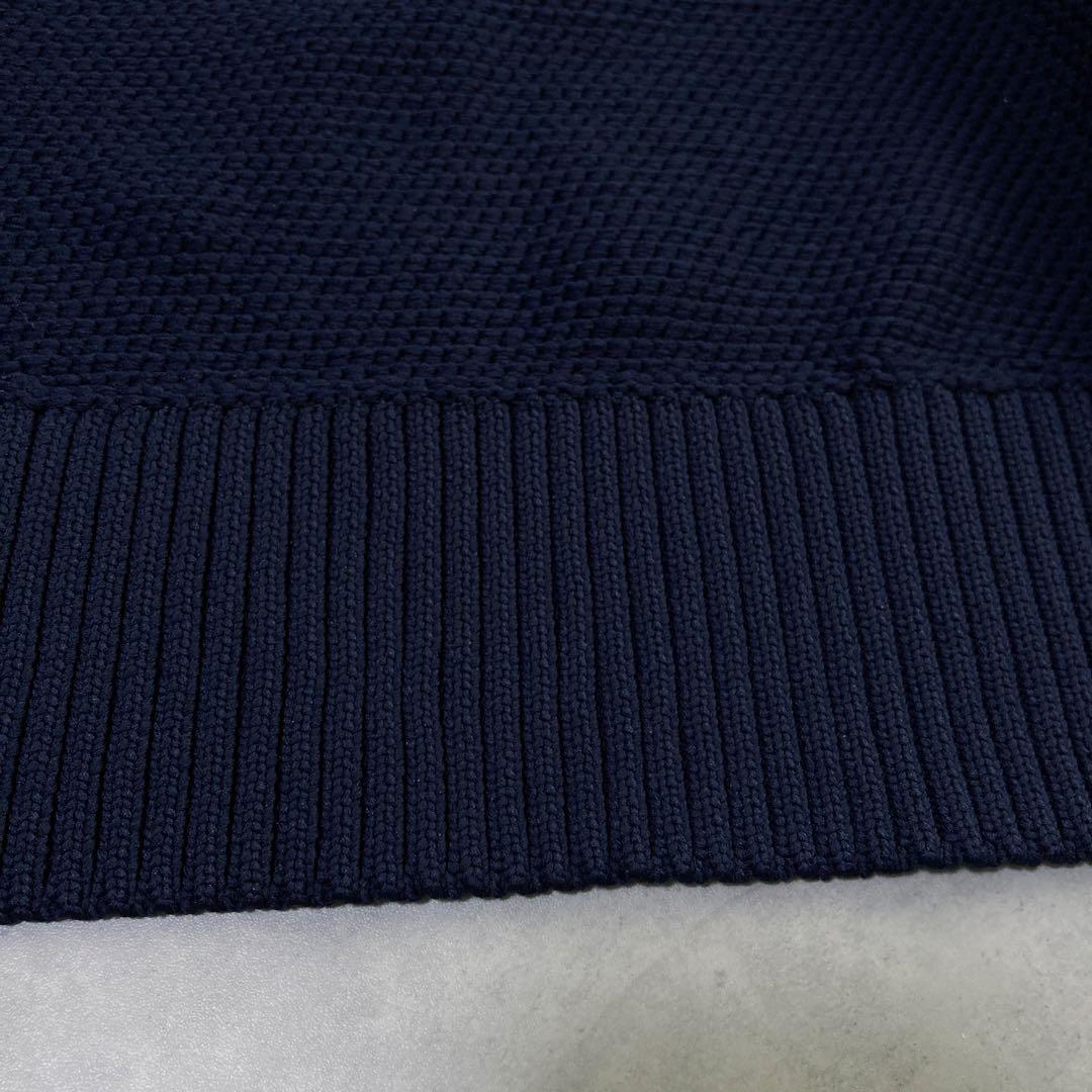 極美品 SONO パイソンニッティングカーディガン 2025 パール ネイビー