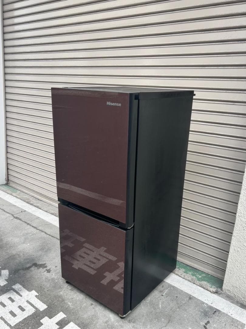 A389◆ハイセンス HR-G13A-BR 2017年製 冷蔵庫 134L 設置
