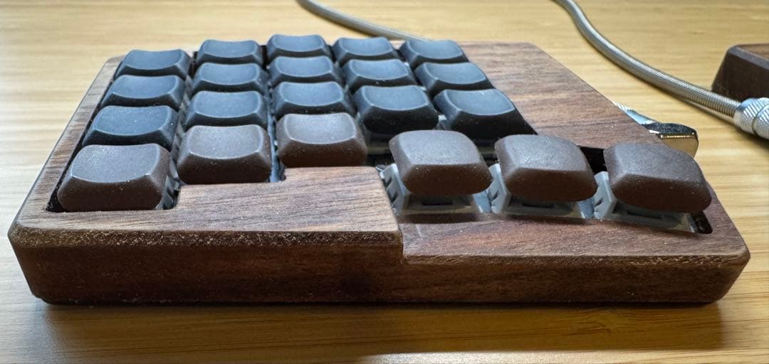 Keyballish μ 木製ケース付き