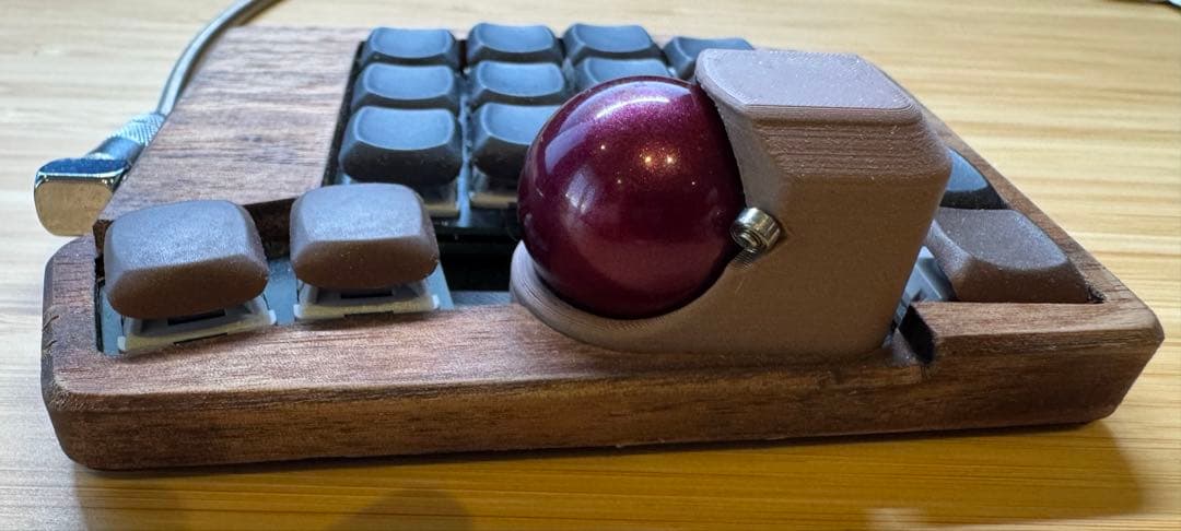 Keyballish μ 木製ケース付き