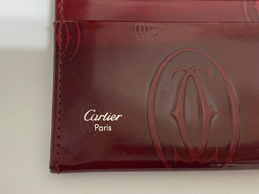 廃盤　カルティエハッピーバースデーライン　名刺・カード入れ