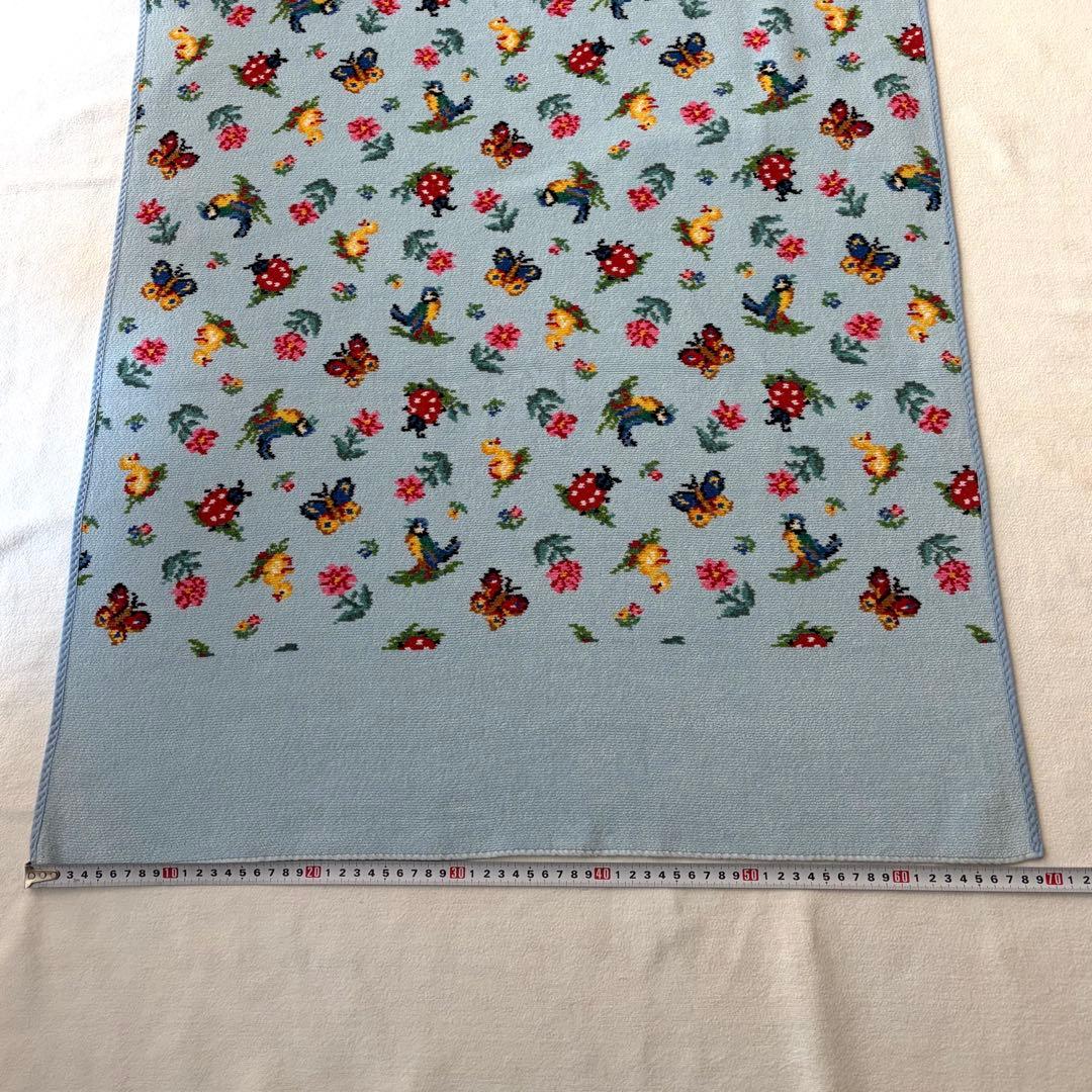 フェイラー　ハイジ　バスタオル　大判　ブルー　青