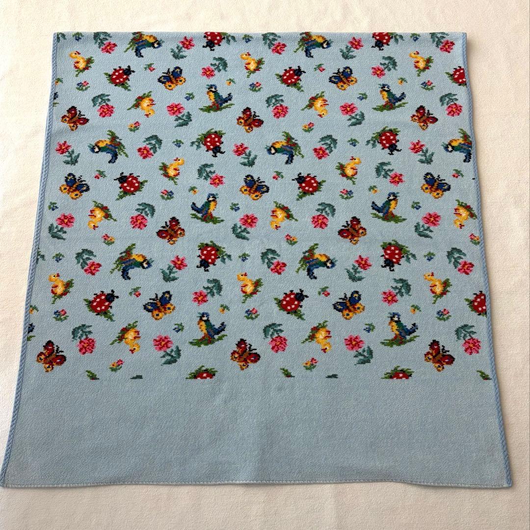 フェイラー　ハイジ　バスタオル　大判　ブルー　青