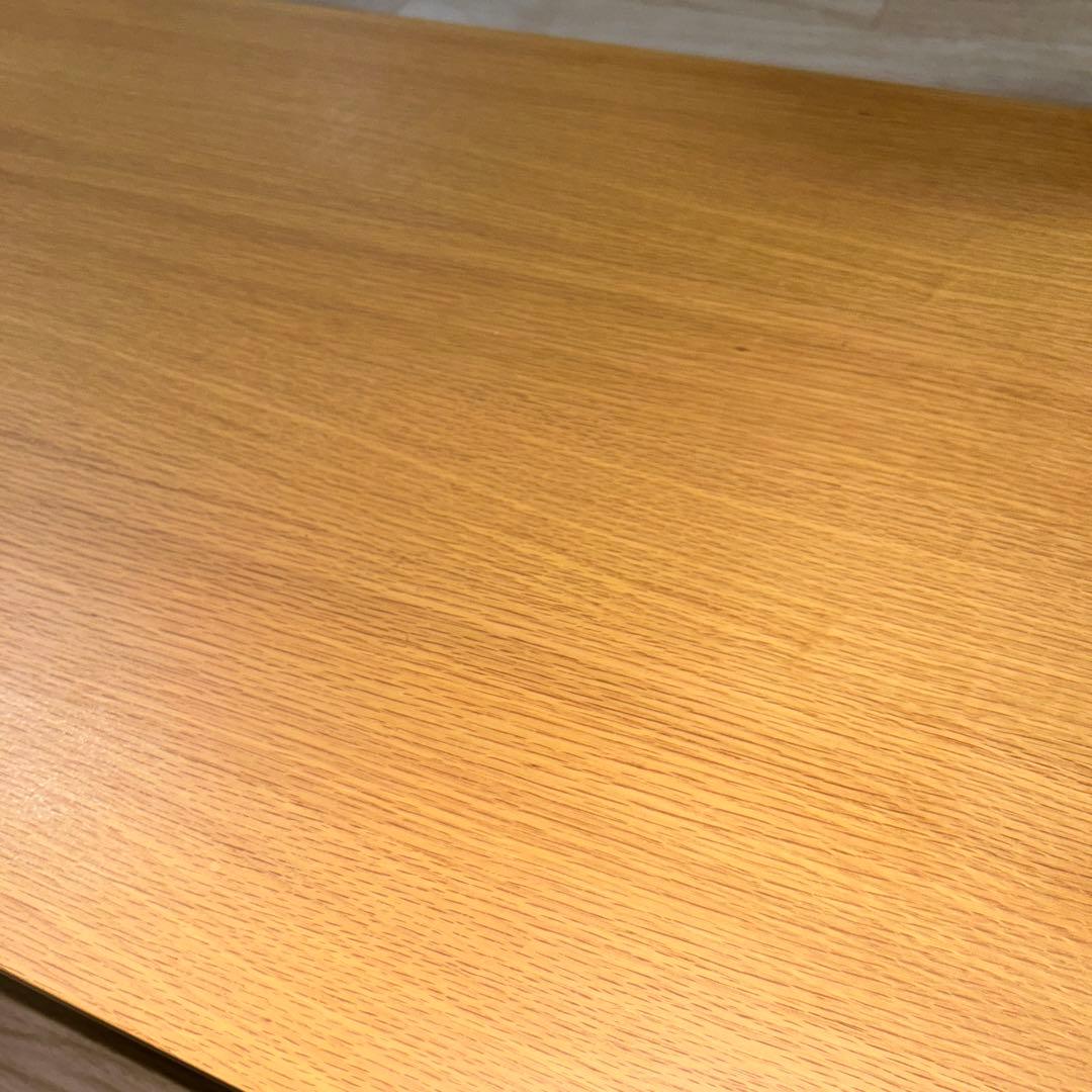 レア【廃番品】MUJI無印良品★ローテーブル センターテーブル★棚板付きオーク材